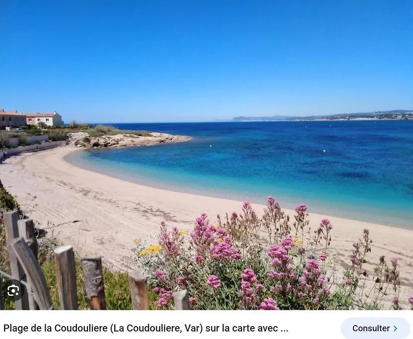 Daire Appartement Cosy En Residence Privee, Bord De Mer Six-Fours-les-Plages